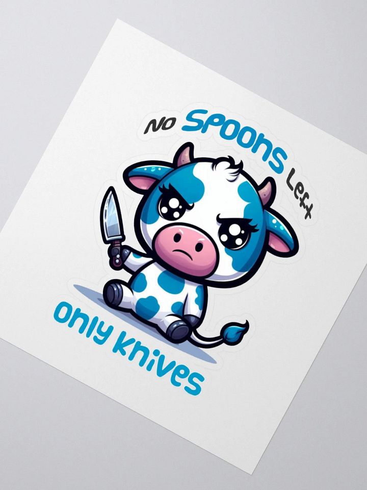 No Spoons Sticker product image (6)