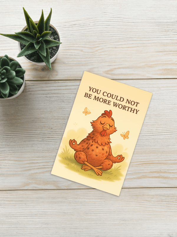 You Could Not Be More Worthy! - Card product image (2)