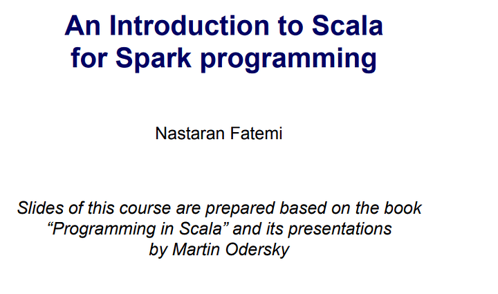 An Introduction to Scala for Spark programming product image (1)