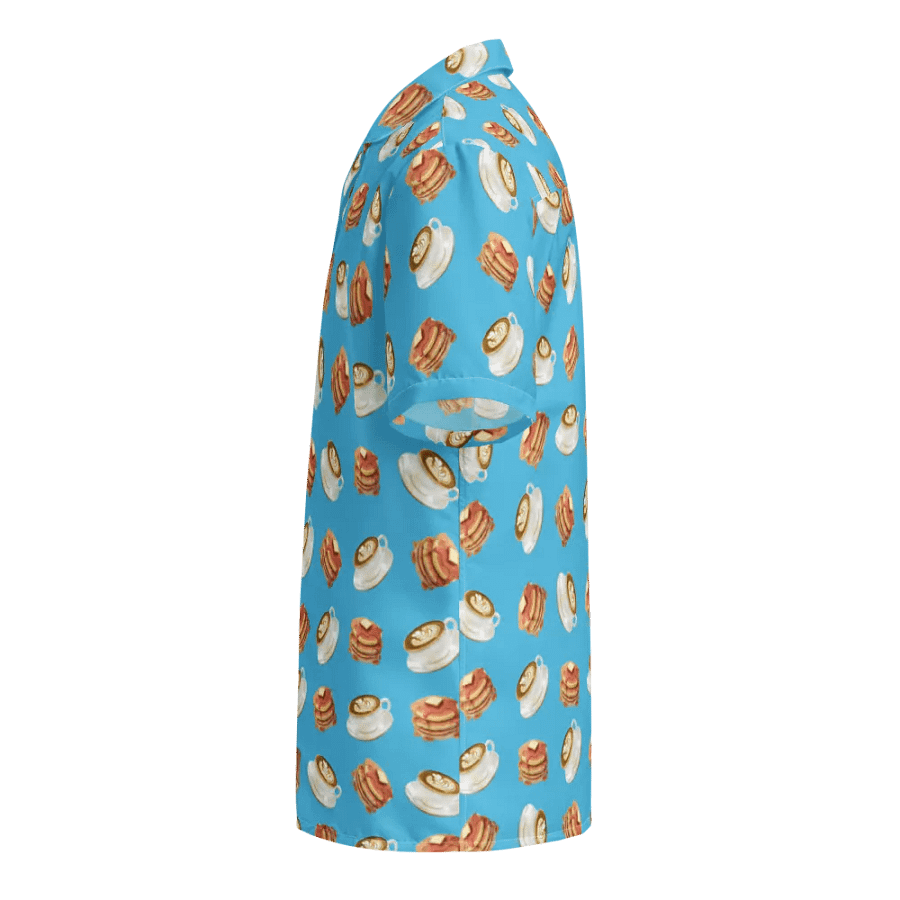 Breakfast Tea Time Coffee Cafe Latte Pancake Hawaiian Shirt product image (9)