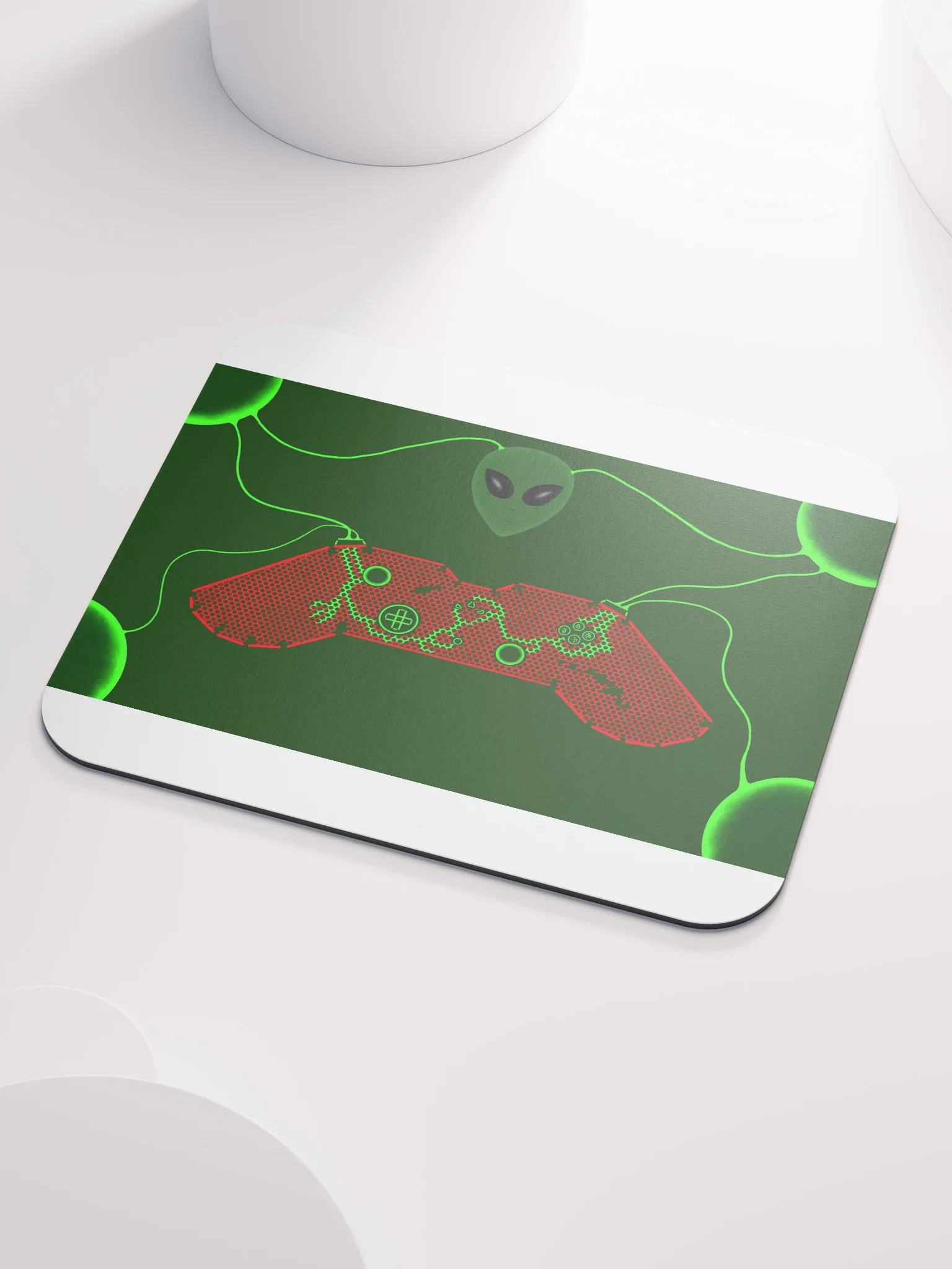 Galactic Alien Gamer Mouse Pad product image (3)