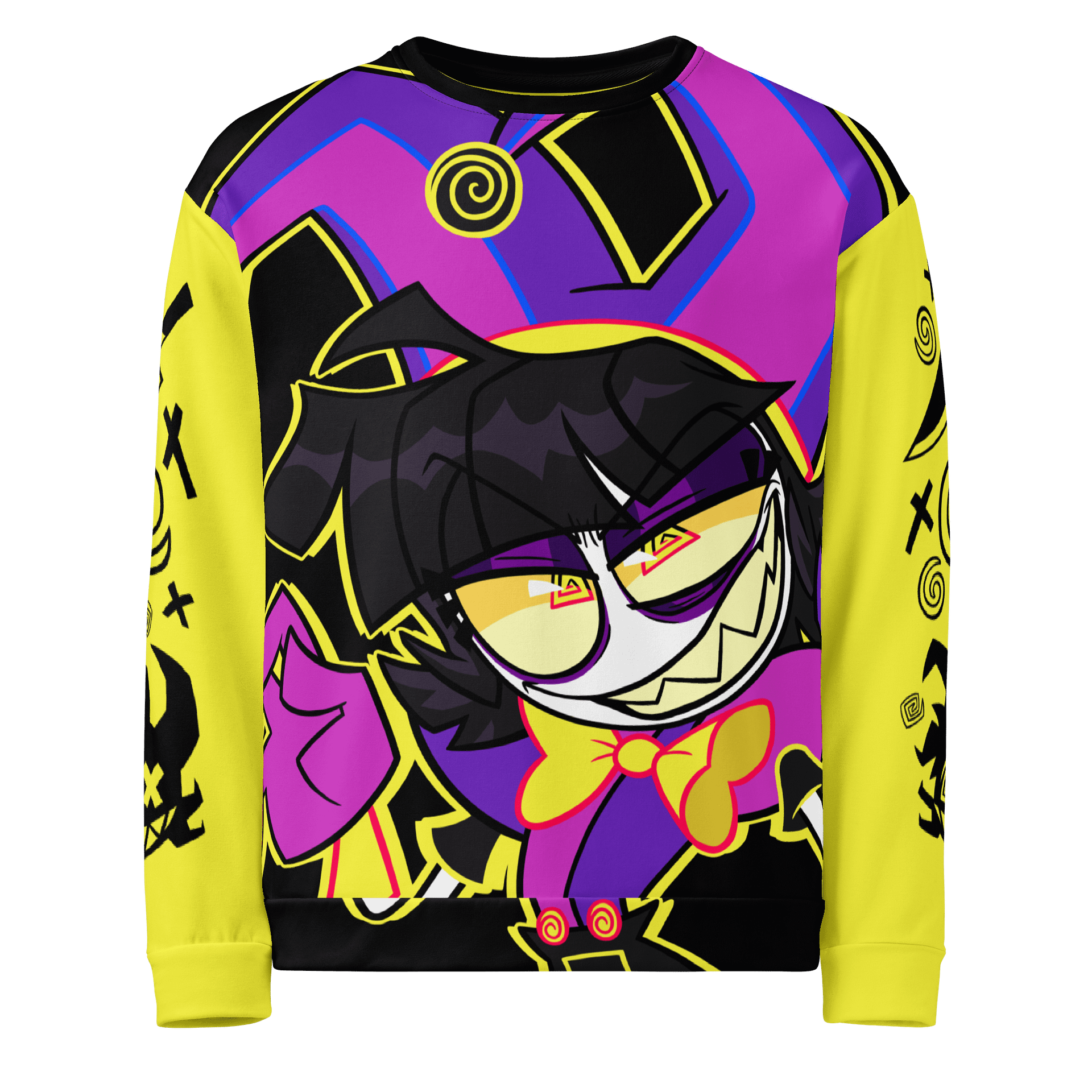 A Little Bit Bad - POX All Over Longsleeve! (Black/Yellow) product image (1)
