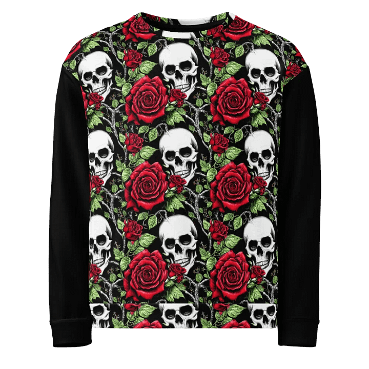 Skull & Roses Unisex Sweatshirt product image (2)