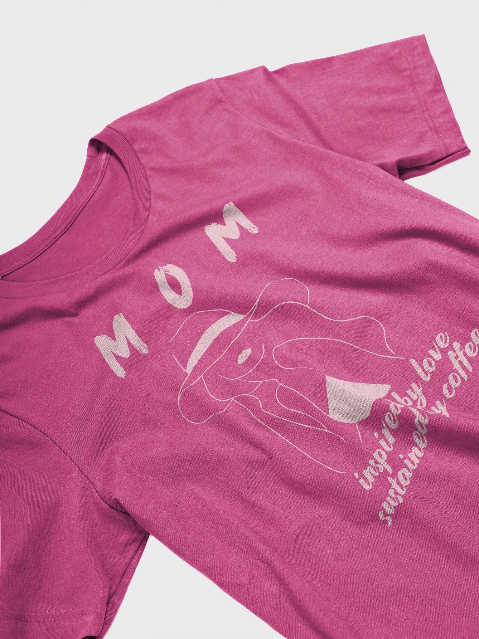 Mom Life and Coffee Illustrated T-Shirt product image (3)