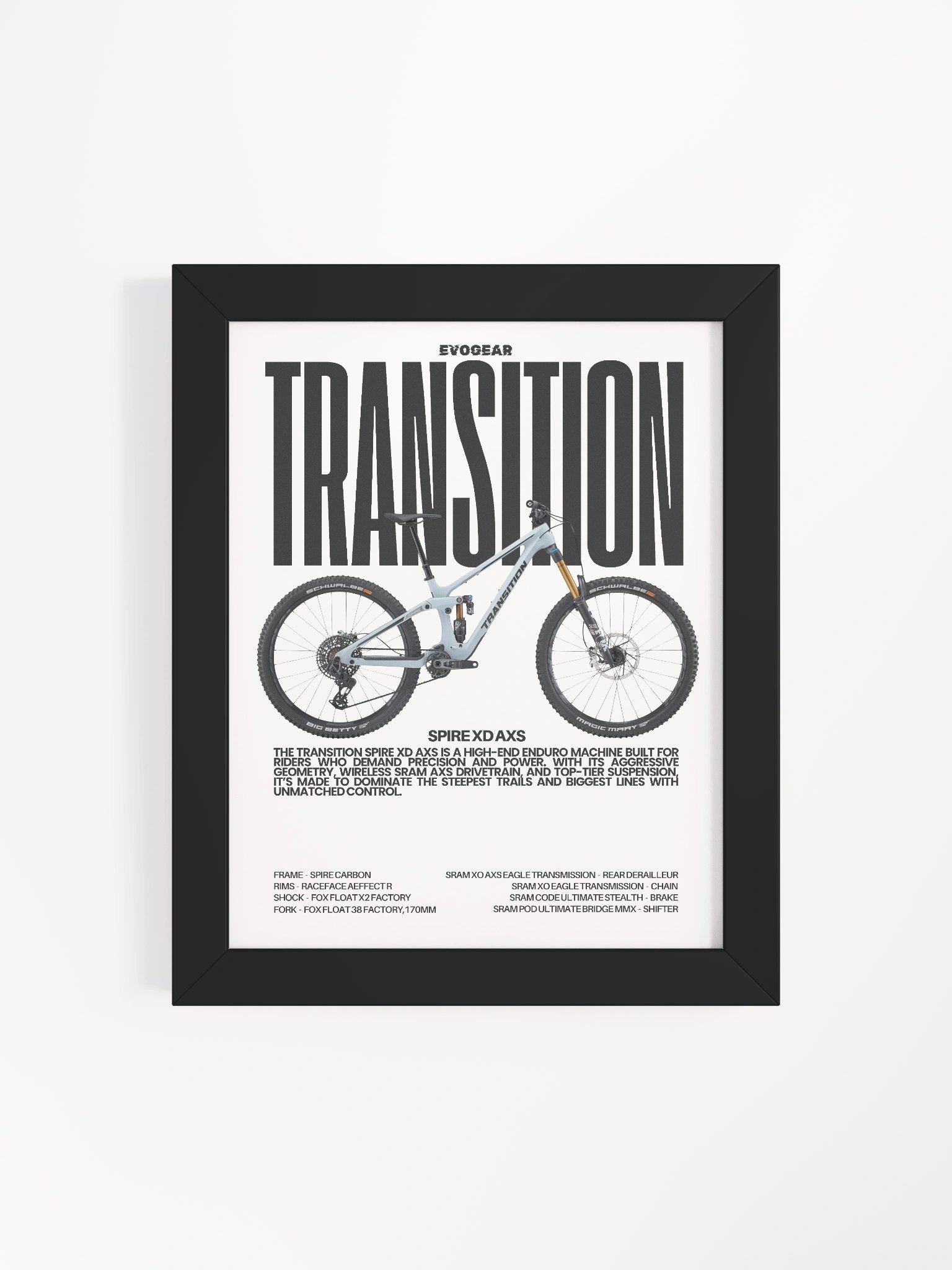 Transition Spire XD AXS Frame product image (17)