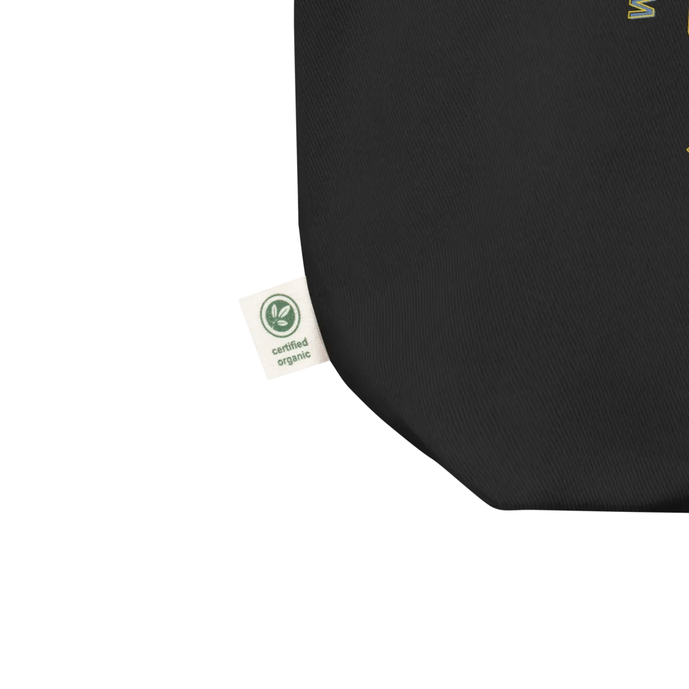When the Chips are Down I Pick Them Up! Black Eco Tote Bag product image (4)