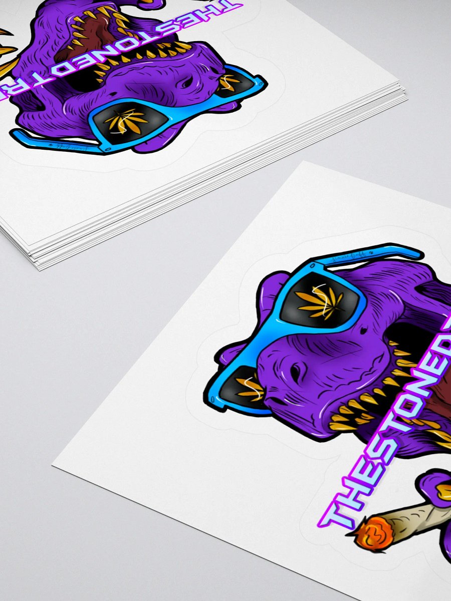 Stoned T Rex Sticker product image (11)