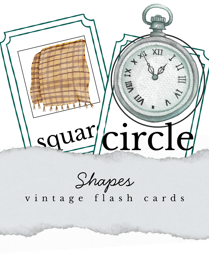 Watercolor Vintage Shapes product image (1)