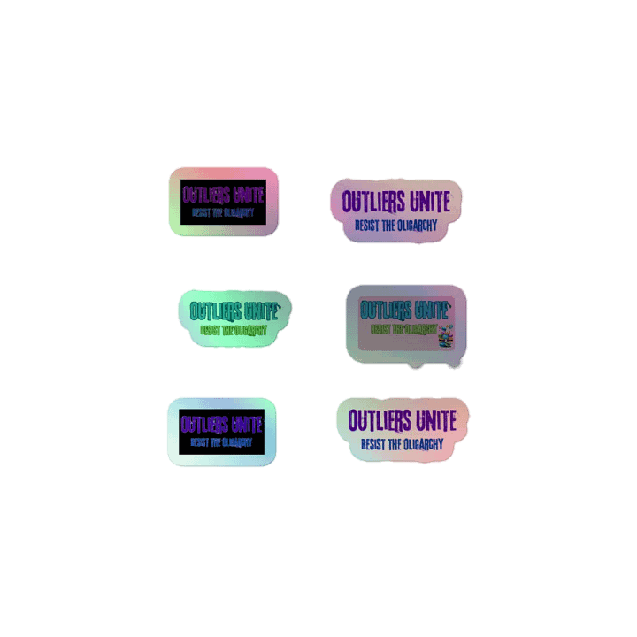 Resistors, Outliers Unite, Holo Sticker Pack product image (1)