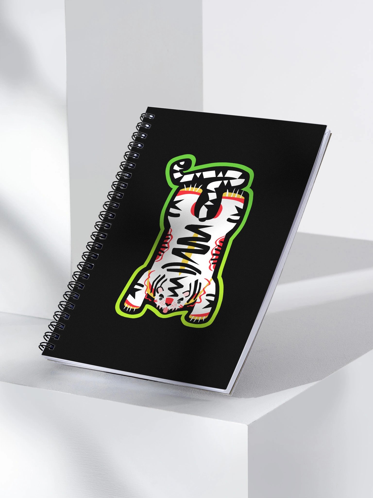 Orange and Lime - Dark Tiger Notebook product image (3)