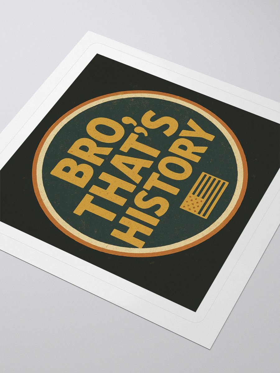 Bro, That's History - U.S.A. Sticker product image (7)
