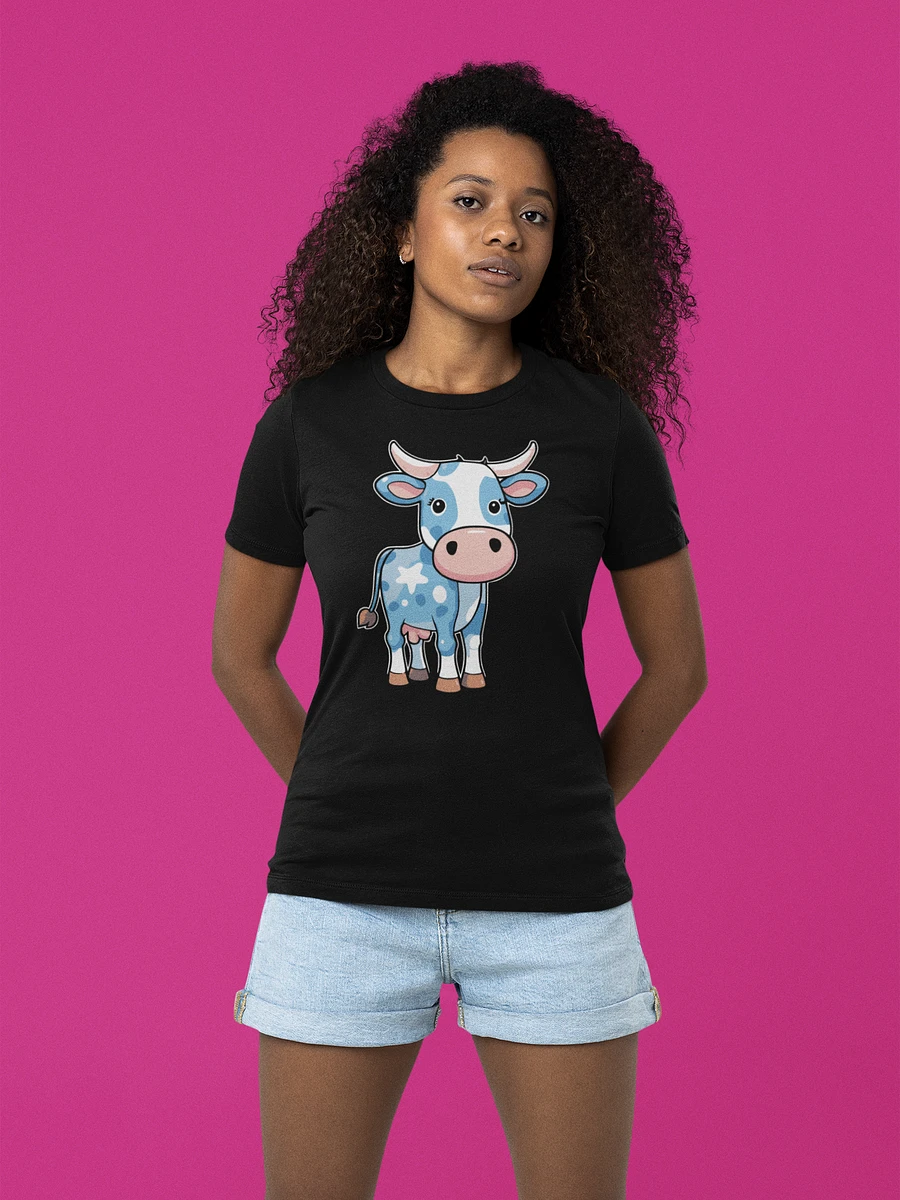 Kawaii Blue Cow Tshirt - Relaxed Fit product image (1)