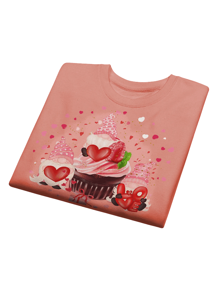 Gnome Love Cupcake Sweatshirt product image (6)