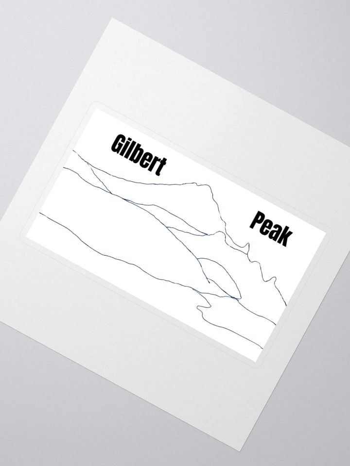 Gilbert Peak sticker product image (6)