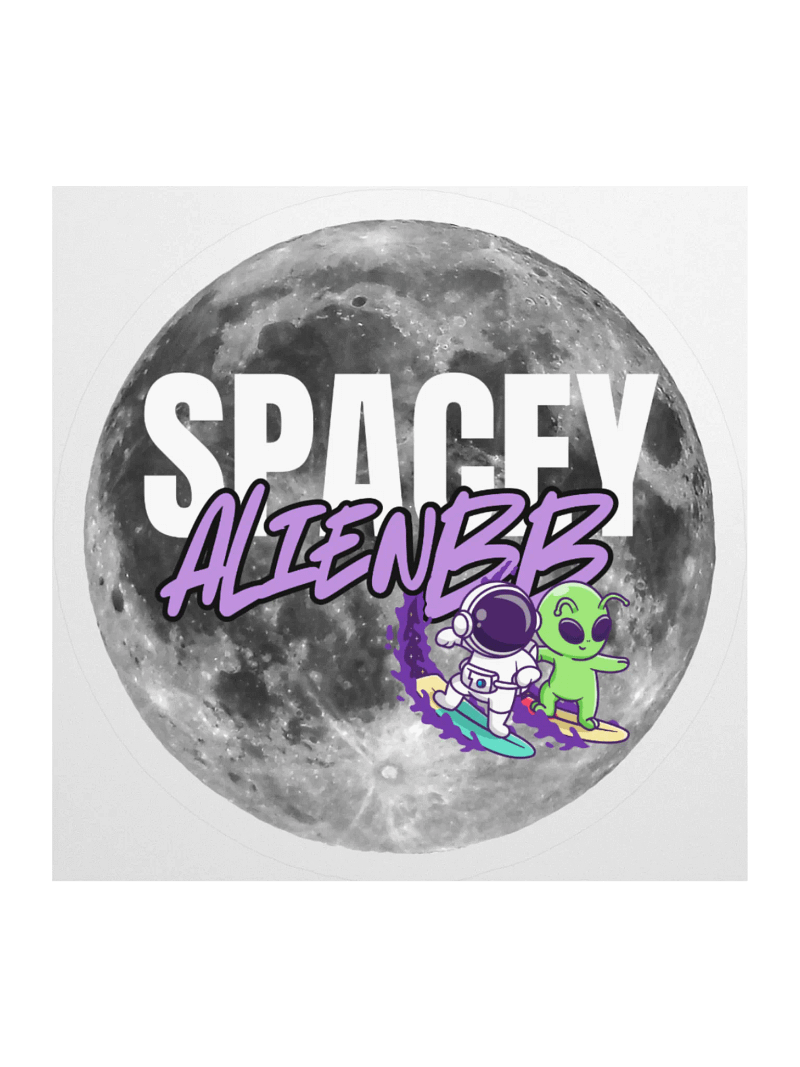 Surfin' Spacey Stickie