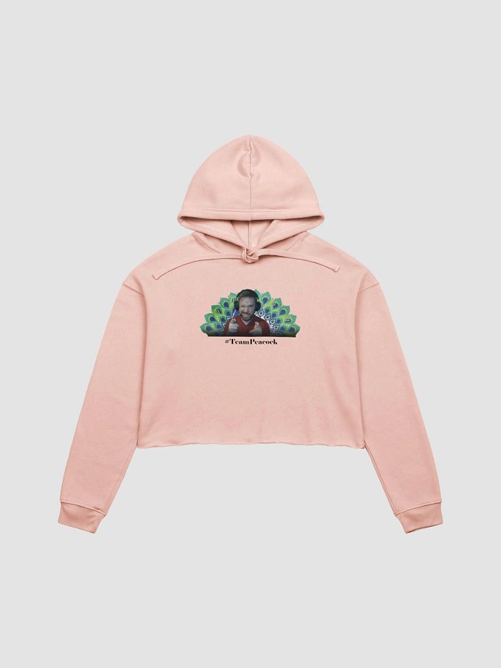 #TeamPeacock Crop Hoodie product image (2)