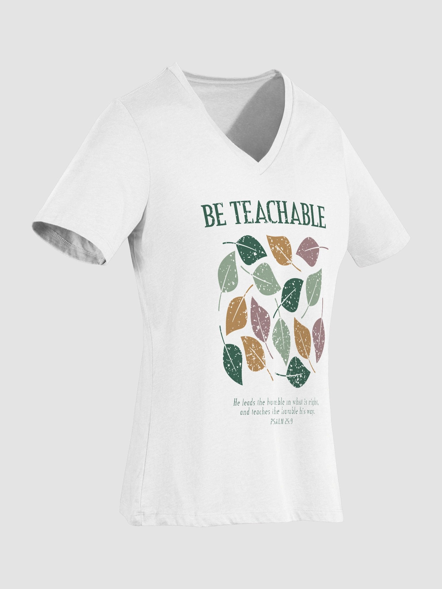 Be Teachable Women's Relaxed V-Neck Shirt product image (6)