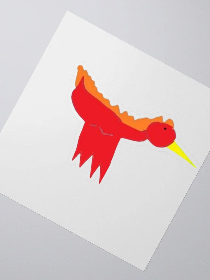 Vibrant Bird Kiss Cut Stickers product image (6)