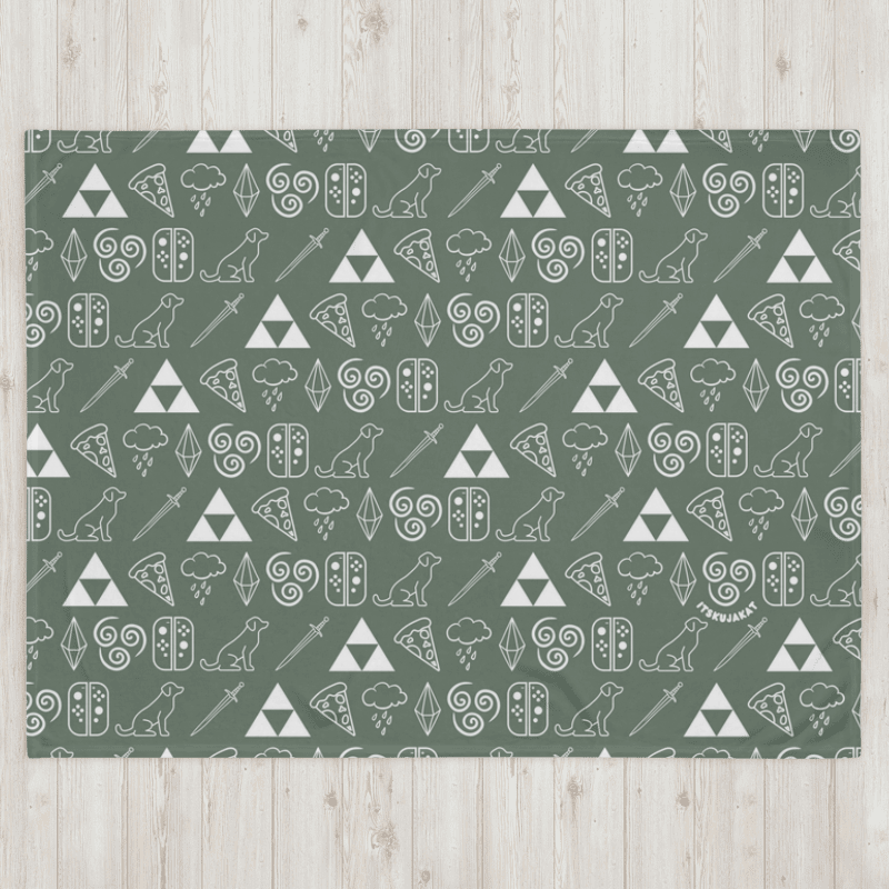 Kuja's favorite blanket (sage green) product image (3)