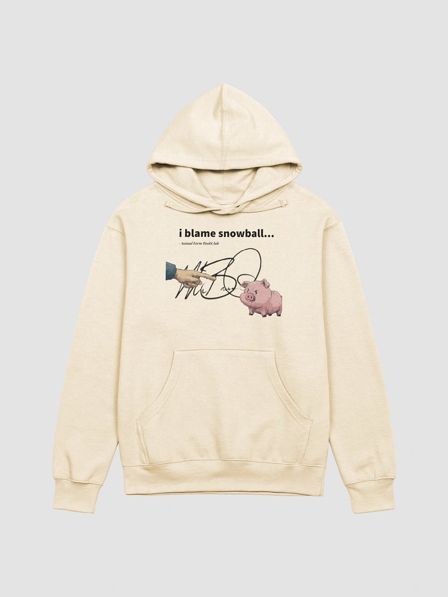 MrBiscuitSpeaks I Blame Snowball Hoodie product image (1)