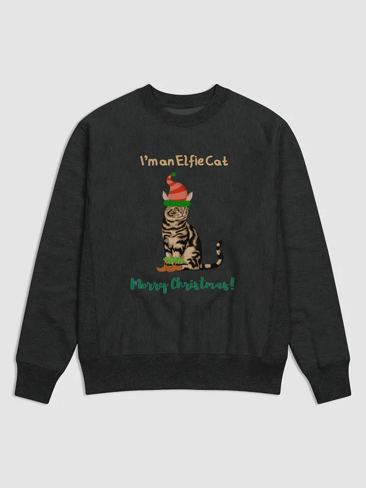 I'm an Elfie Cat black sweatshirt. product image (1)