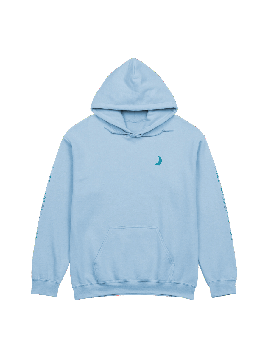 Born From The Sea Hoodie in Ocean Blue product image (2)