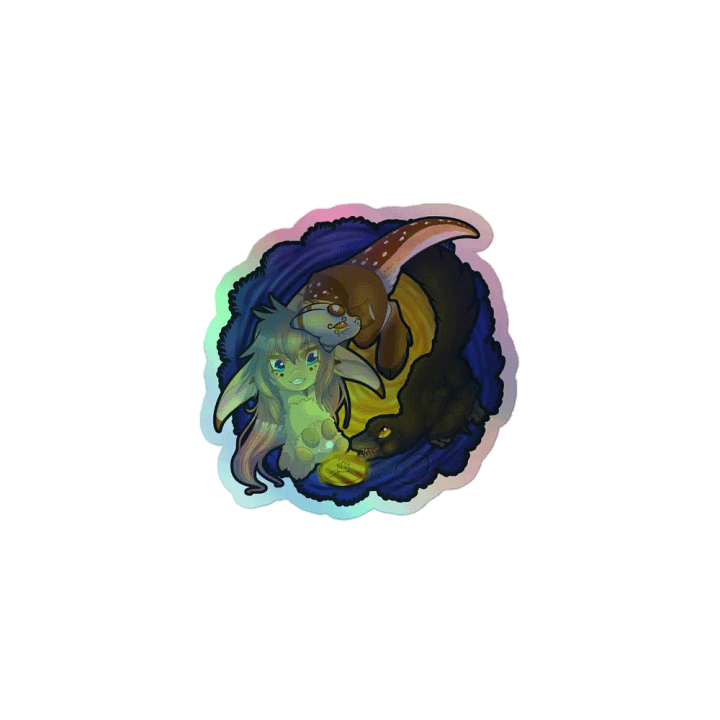 Floppy and Tater Holo Sticker product image (1)