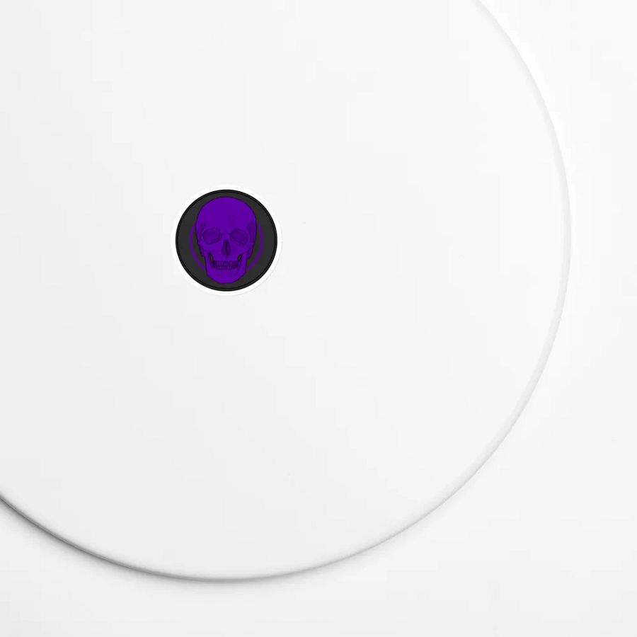 Purple skull magnet product image (7)