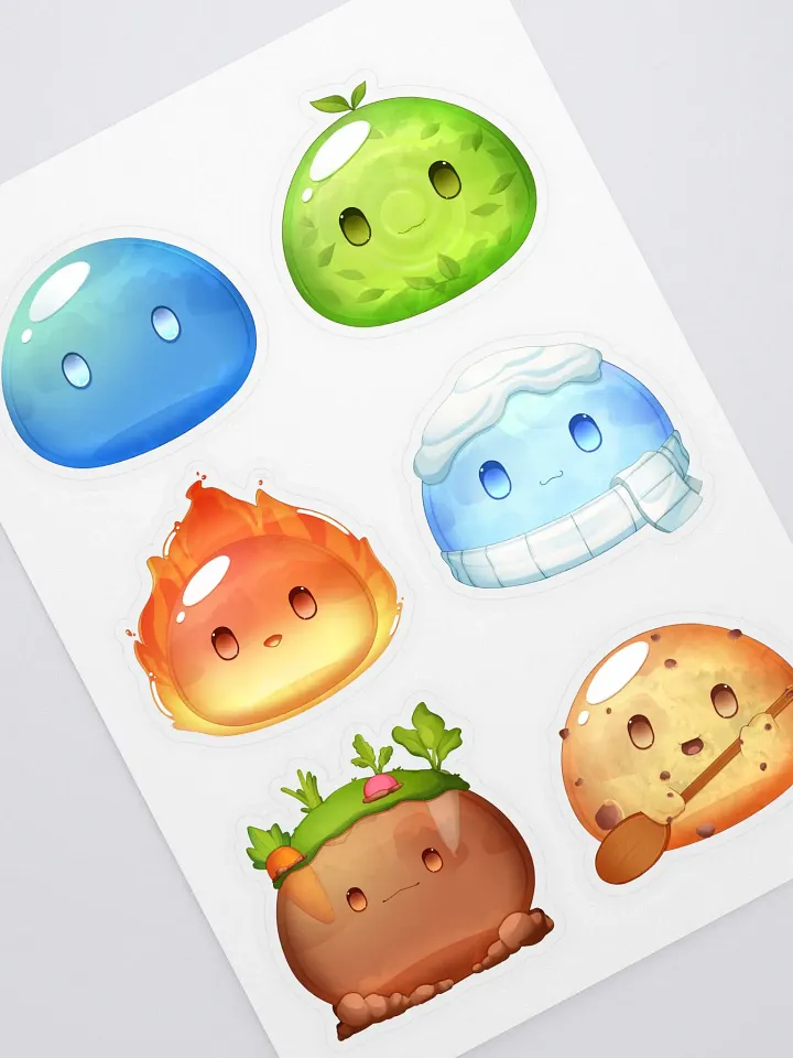 Slime Sweets and Dungeon Treats Slime Sticker Pack 1 product image (2)