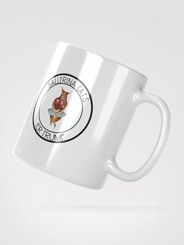 Ballerina Cat With Roses For Trump Mug product image (4)