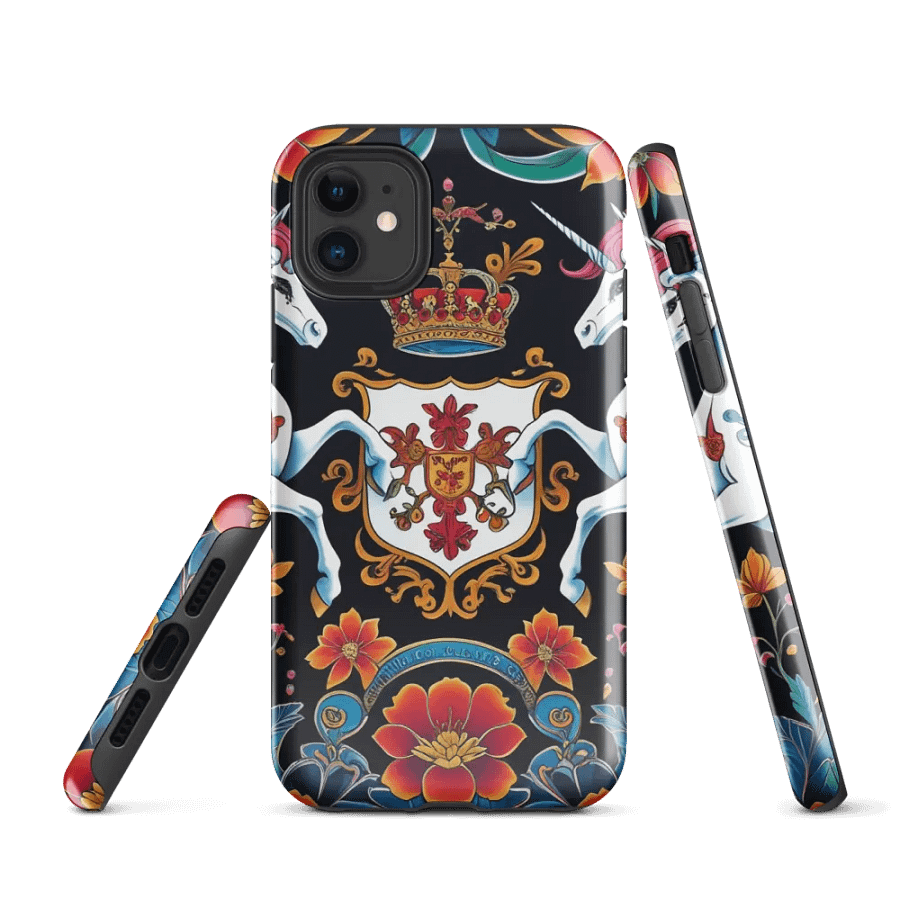 Mythical Crest Unicorn iPhone® Tough Case product image (1)