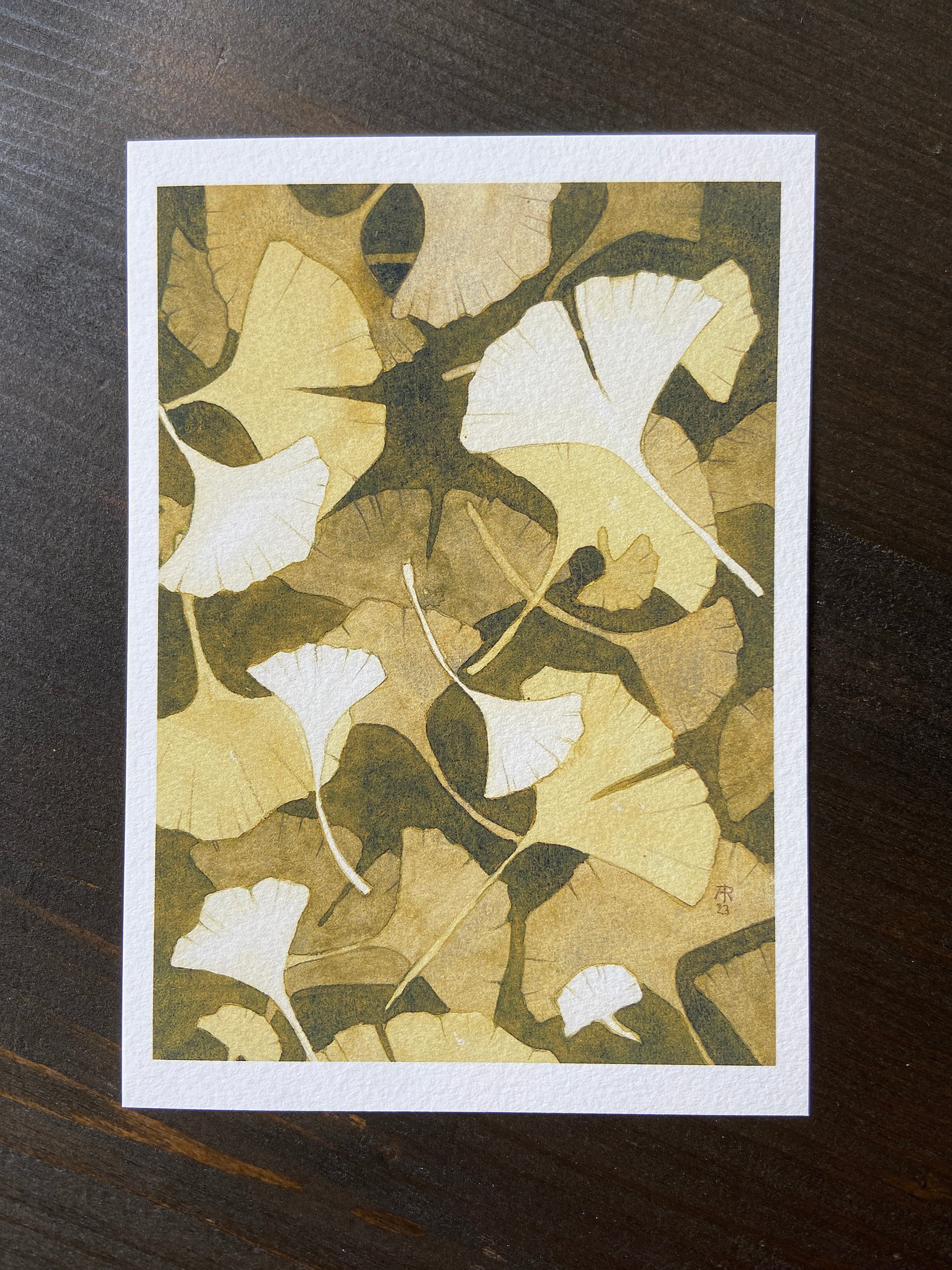 print : memory (gingko leaves) product image (2)