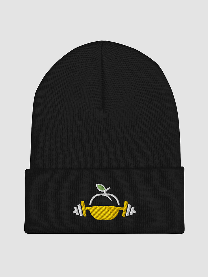 Embroidered Peach Beanie product image (2)