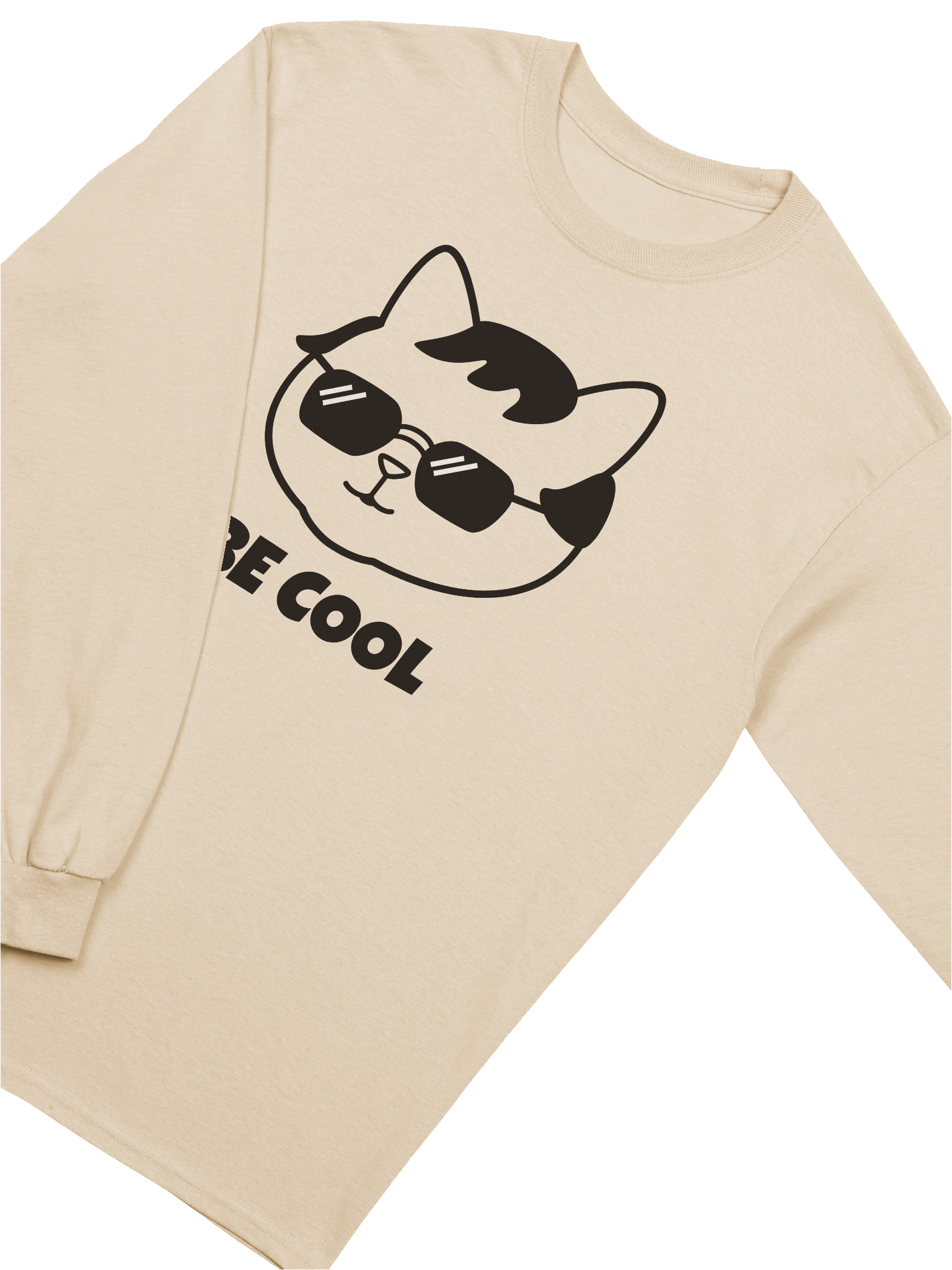 Goromi the Cat in Wig (BE COOL) - Unisex Adult Long Sleeve T-shirt product image (15)