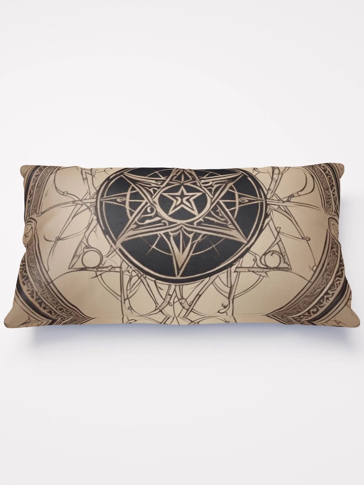 Sepia Symbology Cushion product image (1)
