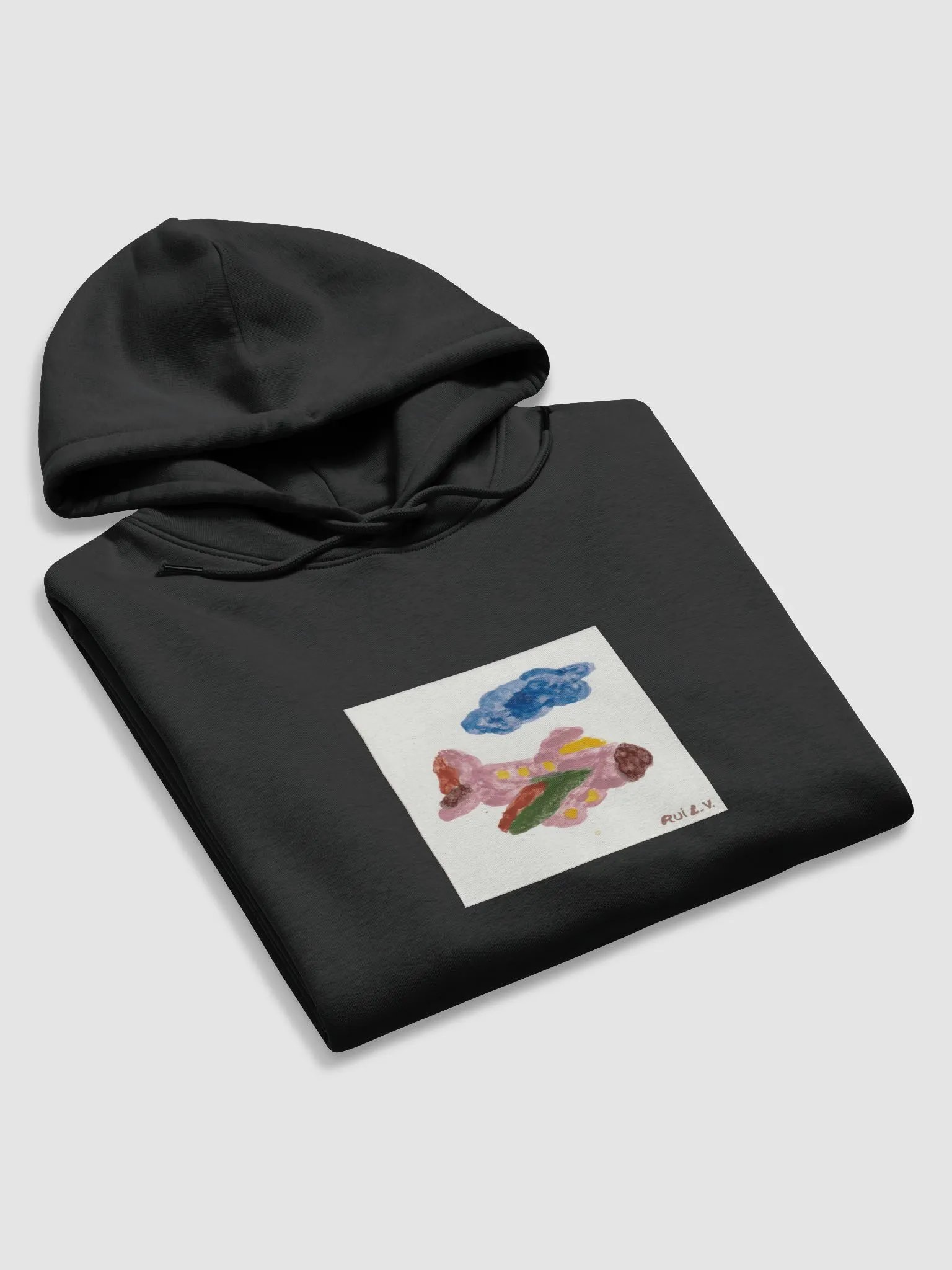 Kid Airplane (Stanley/Stella Unisex Essential Eco Hoodie) product image (5)