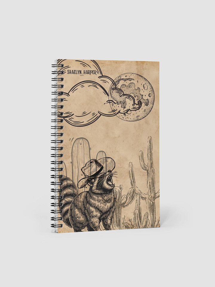 Raccoon Scream - Notebook product image (1)