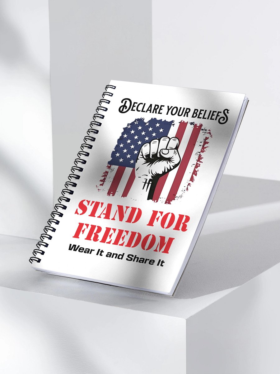 Proudly Stand for freedom Spiral Notebook product image (3)