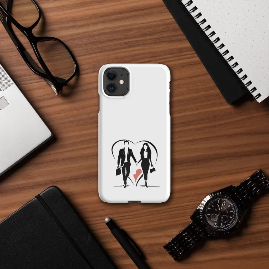 Modern Love Logo Snap Case for IPhone (White) product image (12)