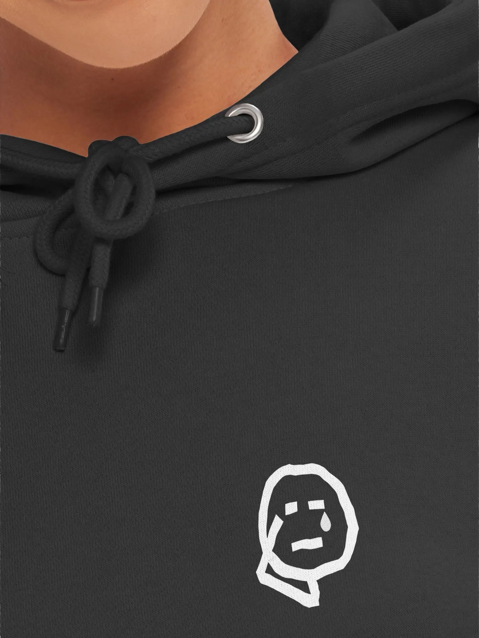 Salute Hoodie - White Logo product image (7)