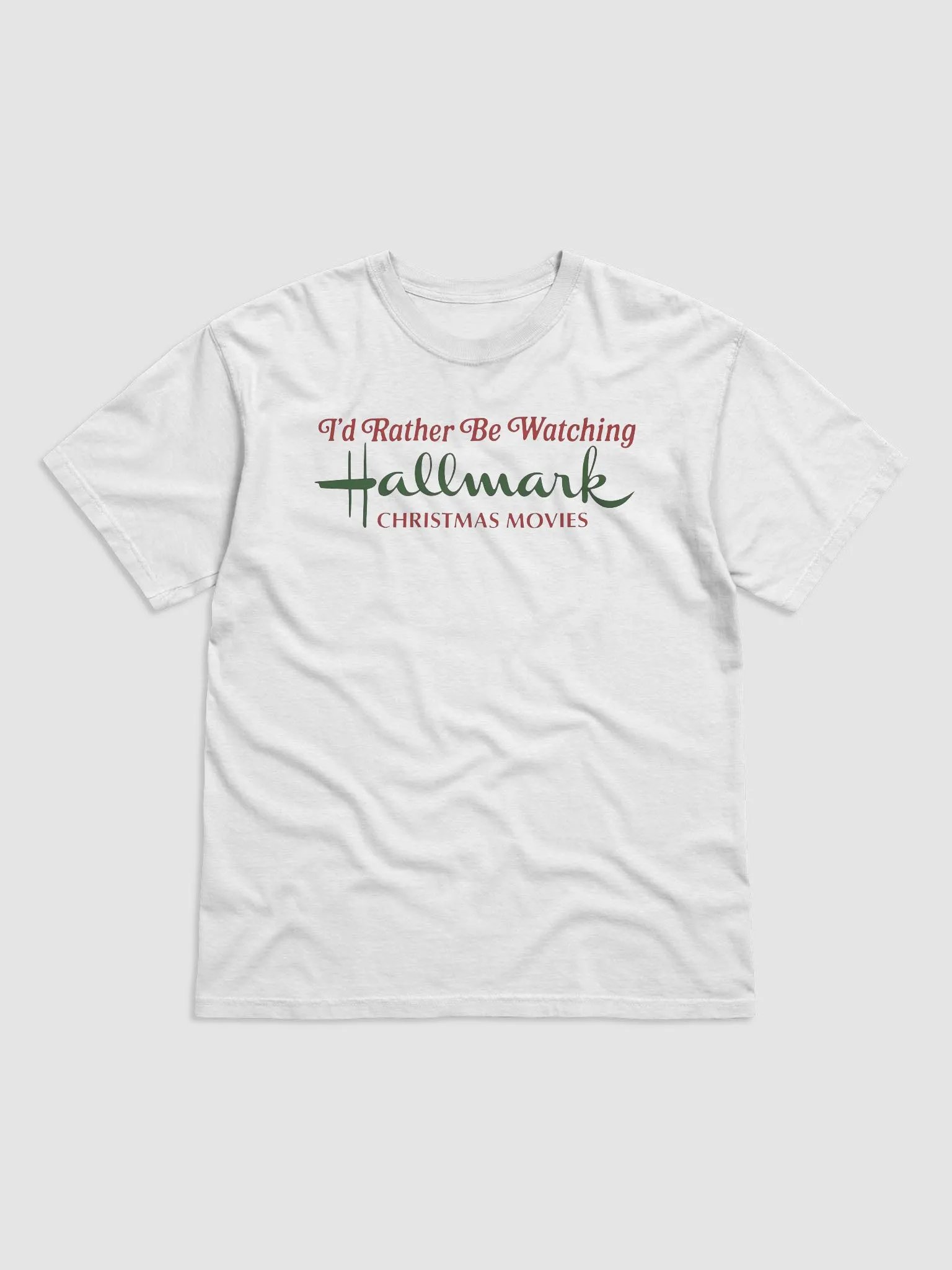 I’d Rather Be Watching Hallmark Christmas Movies Shirt product image (2)