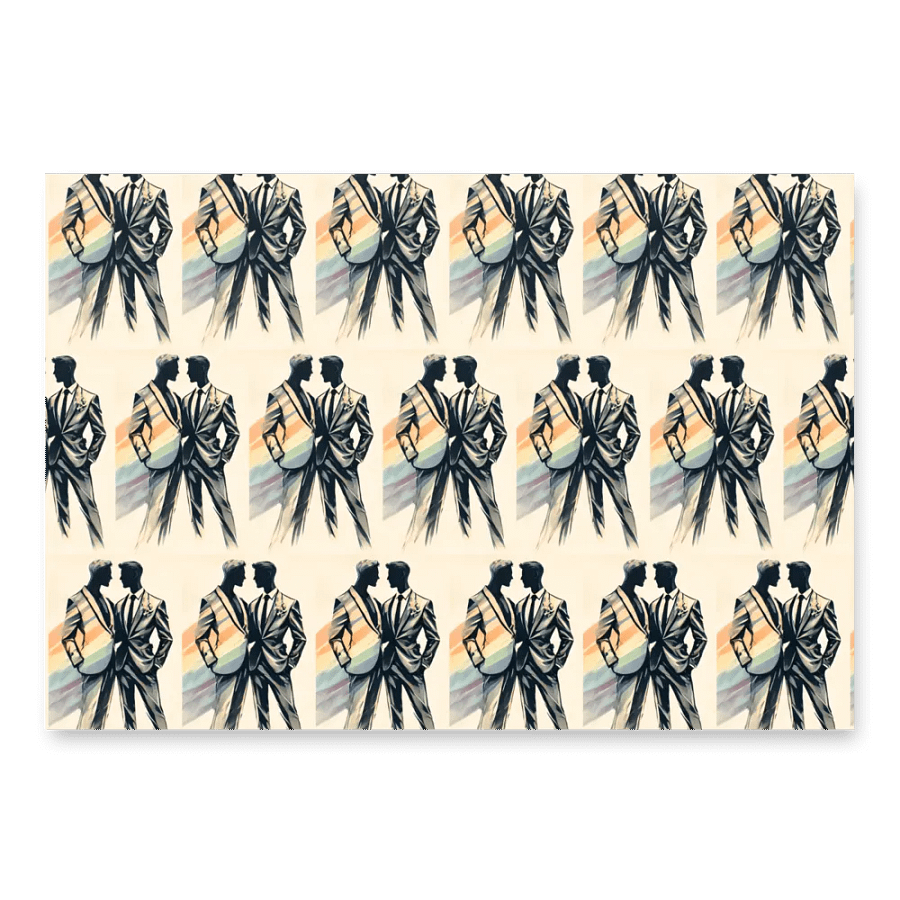 Elegant Pride Partners Wrapping Paper Set product image (1)