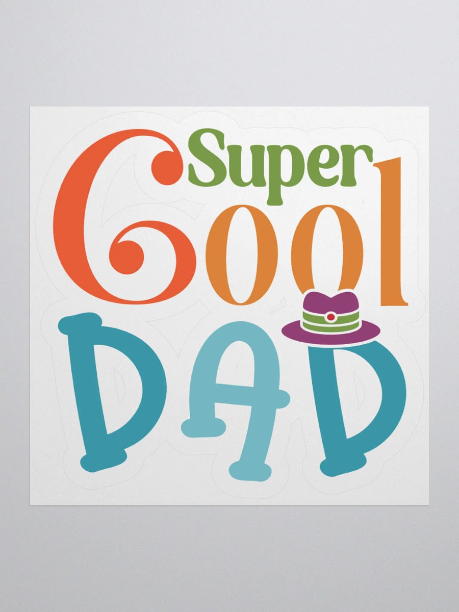 Super Cool Dad Sticker Set product image (3)