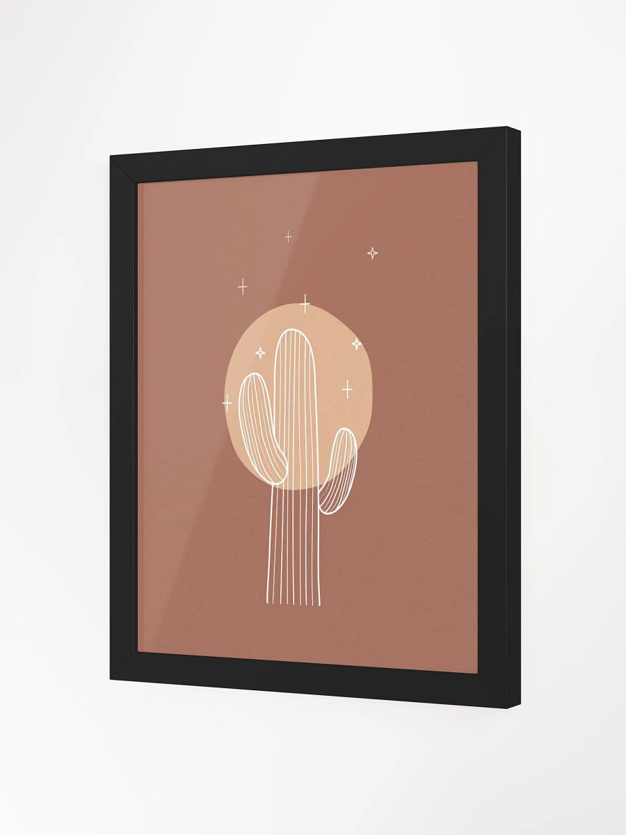 Celestial Cactus Framed Matte Poster product image (28)