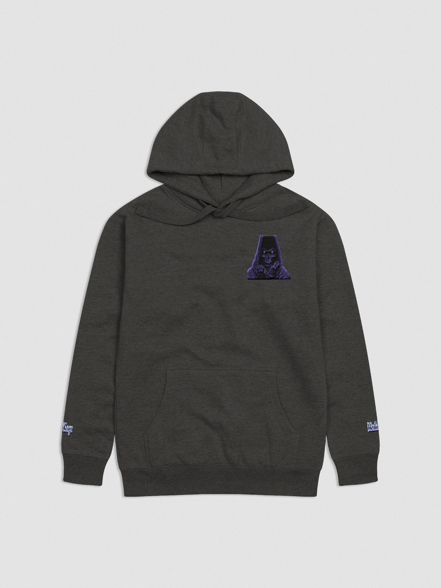 D3a1hXSaga Hoodie – Reaper.exe - Vintage Black Edition product image (1)