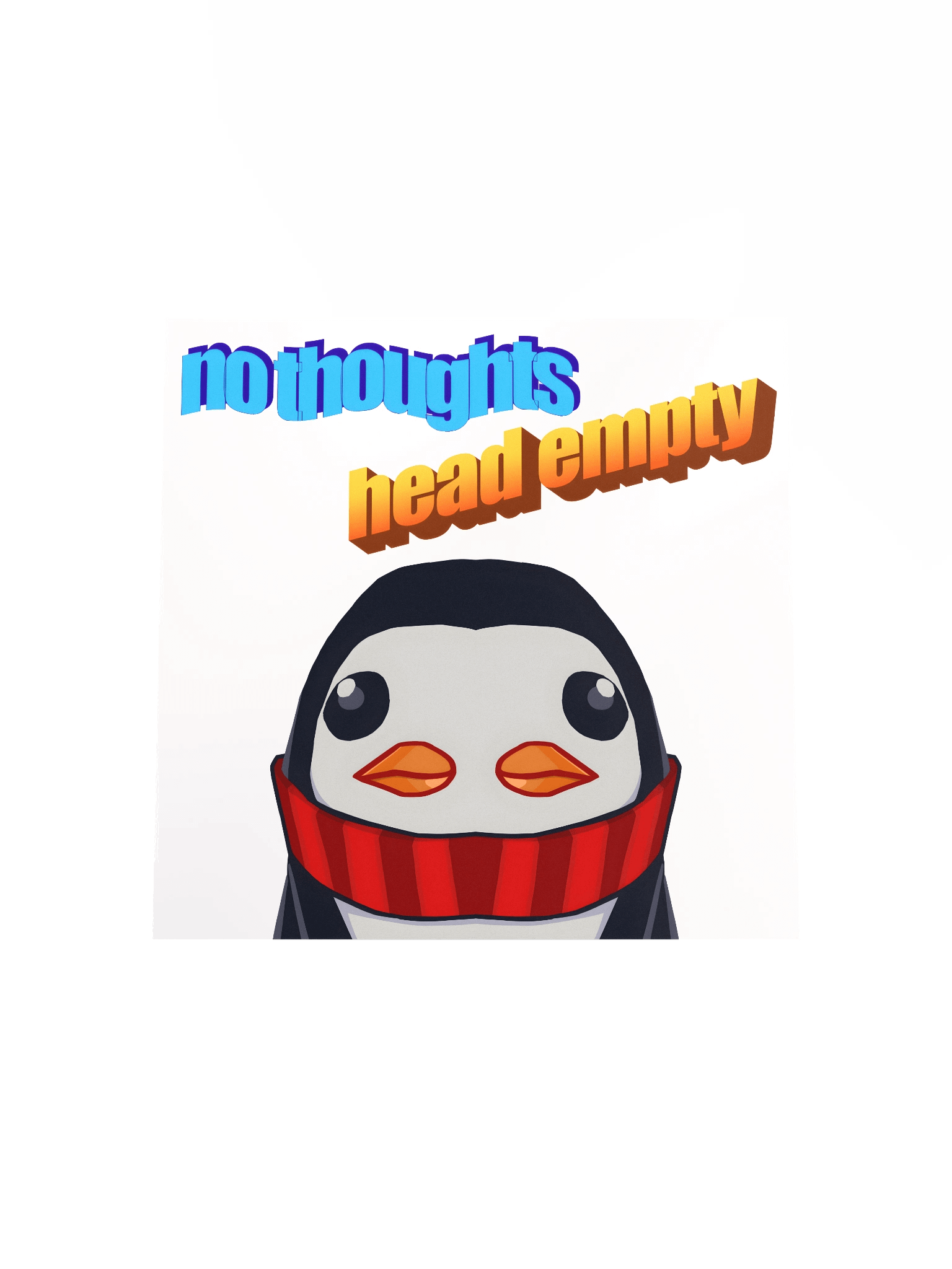 No Thoughts Head Empty Poster product image (4)