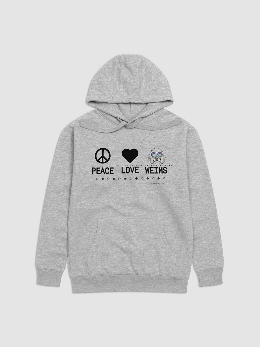 Peace Love Weims - Cotton Heritage Unisex Premium Hoodie product image (2)