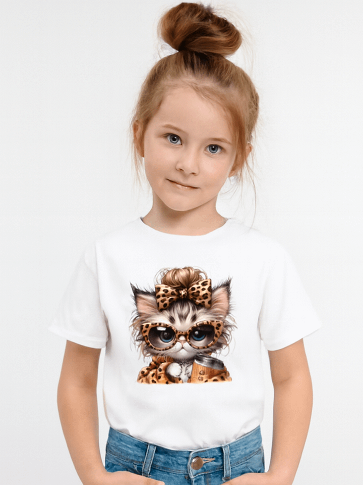 Leopard Chic Kids T-Shirt product image (1)