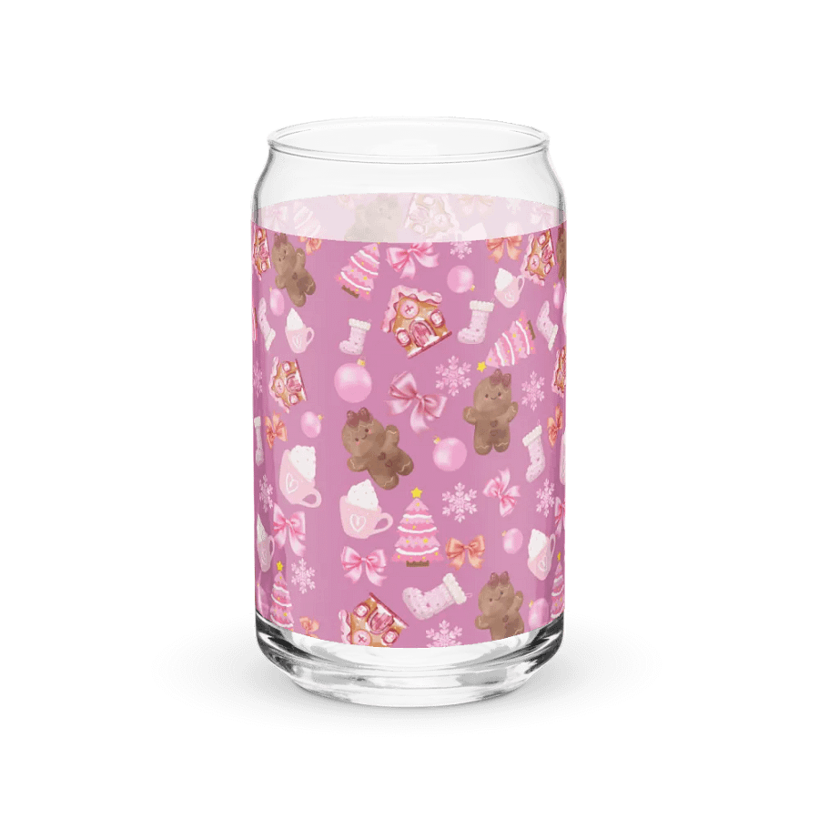 Pink Gingerbread Cookies Glass Set product image (4)
