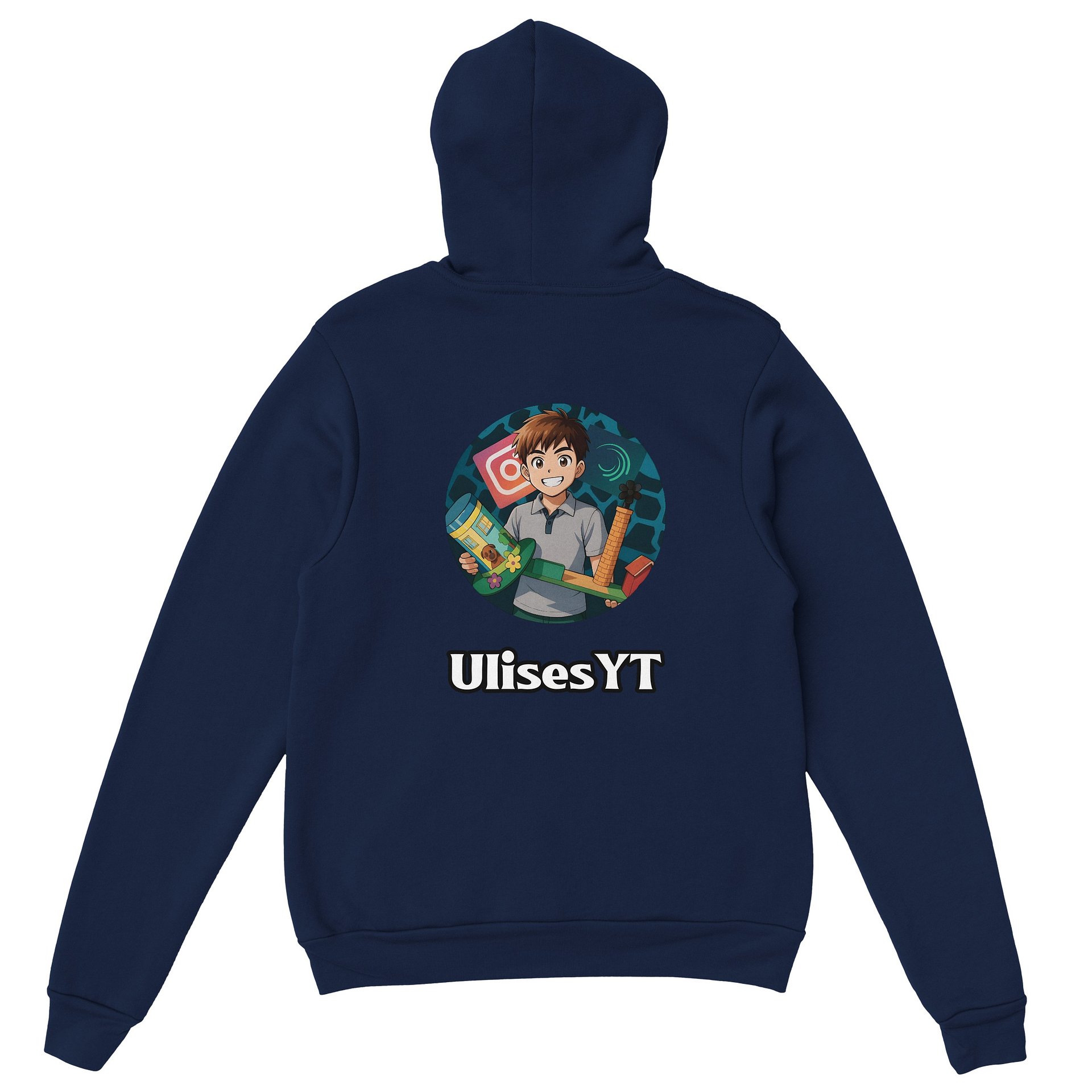 Hoodie UlisesYT Azul Fuertote product image (2)